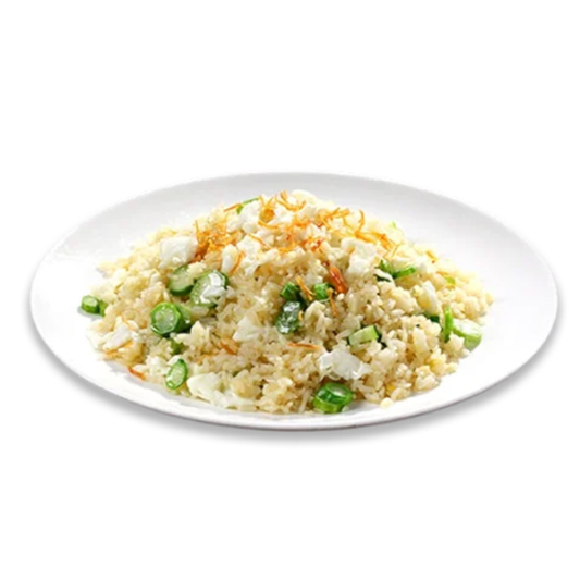 Fried Rice with Dried Scallop, Ginger & Egg White 瑶柱姜蓉蛋白炒饭