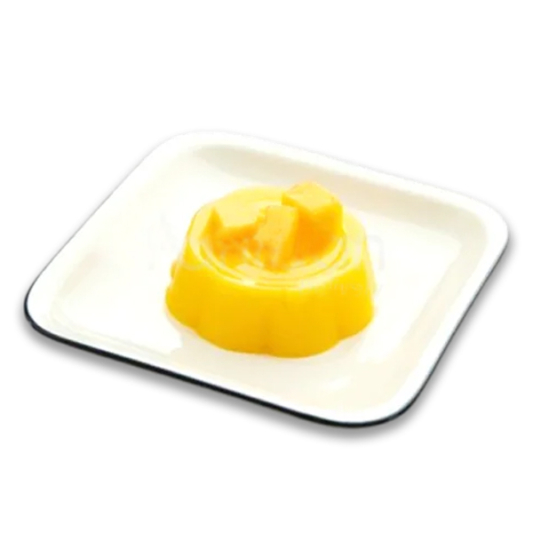 Mango Pudding with Mango Chunk 芒果布丁配芒果粒