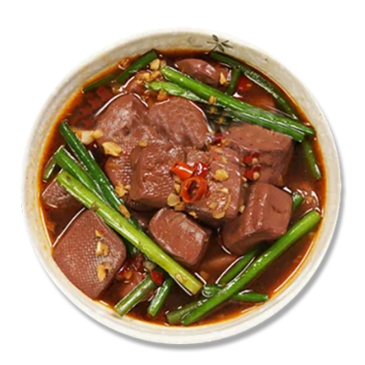Pig Blood with Chives 韭菜猪红