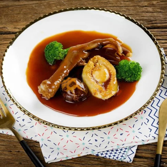 Braised Abalone & Goose Feet 鲍鱼焖鹅掌