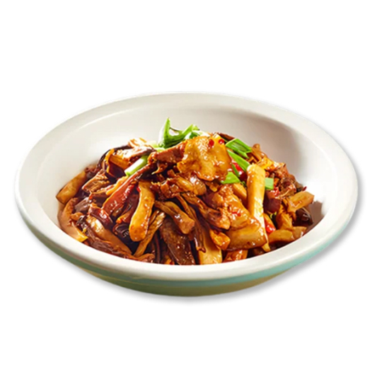 Stir-Fried Sliced Pork with King Mushrooms 杏鲍菇炒肉片