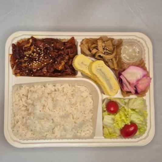 Korean Spicy Pork BBQ Bento (Dosirak)