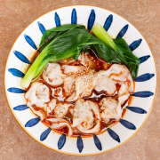 Wontons in Chili Soup 红油抄手 