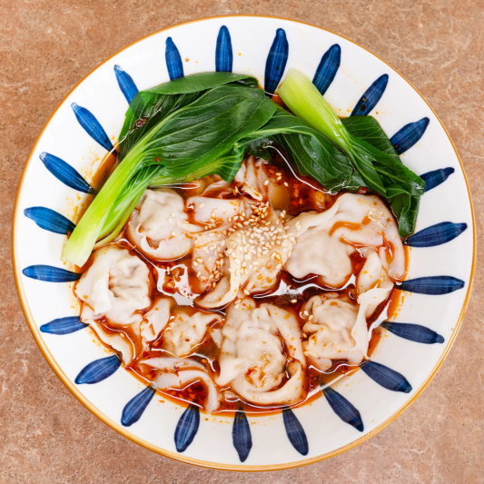 Wontons in Chili Soup 红油抄手 