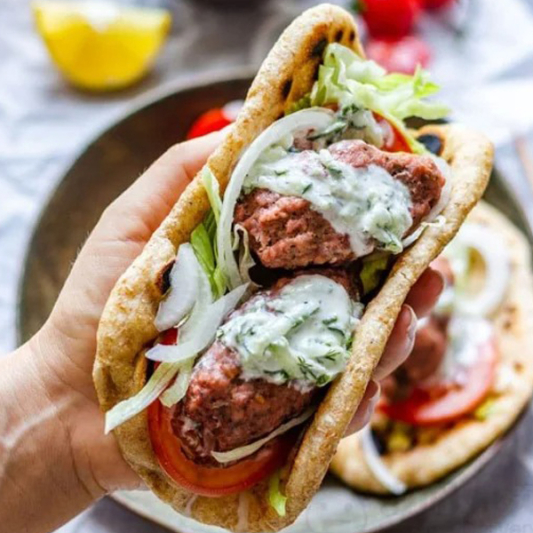 Shish Kofta Wrap