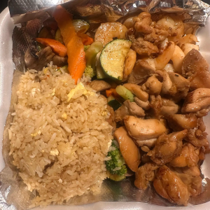 Hibachi Shrimp & Chicken