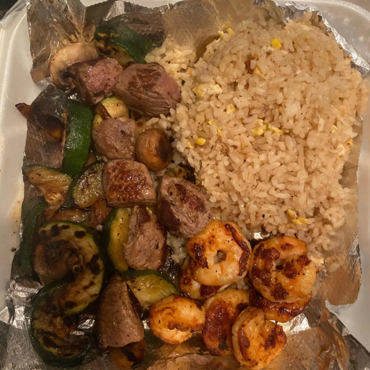 Hibachi New York Steak & Shrimp