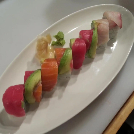 Rainbow Sushi Roll