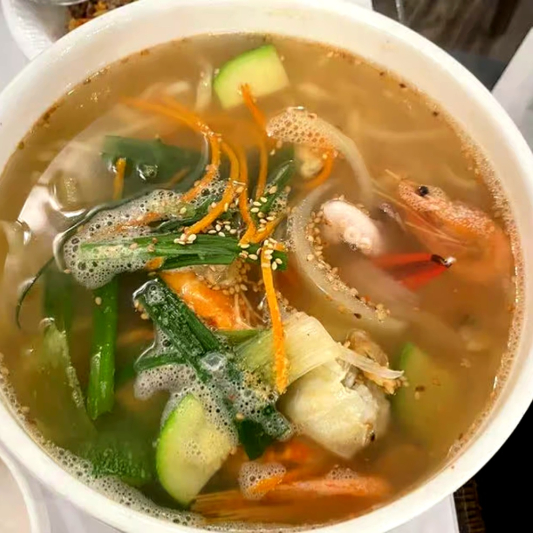Handmade Noodles with Seafood