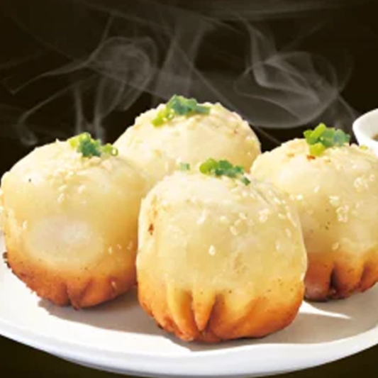 4. Pan-Fried Pork Buns (5 pcs) / 招牌生煎包