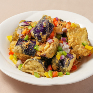 Typhoon Shelter Deep-Fried Eggplant 避風塘茄子