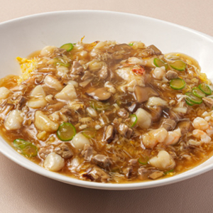 Seafood Fried Rice with Abalone Sauce 鮑汁海皇炒飯