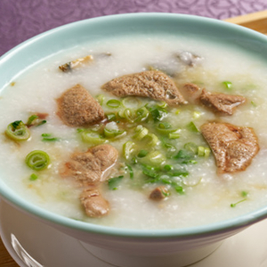 Watercress Pork Liver Congee 西洋菜皮蛋豬潤粥