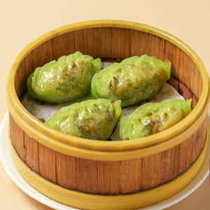 Steamed Truffle Mushroom Dumplings 黑松露香菇餃