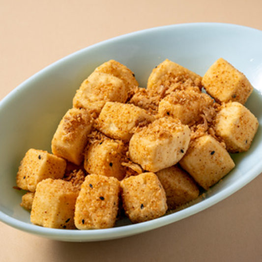 Deep-Fried Tofu in Hong Kong Style 脆皮金沙豆腐(午)