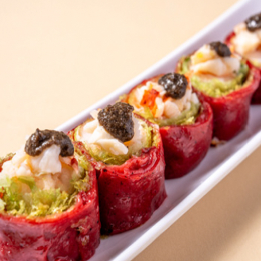 Truffle Lobster Crispy Rice Rolls 黑松露脆皮龍蝦腸粉