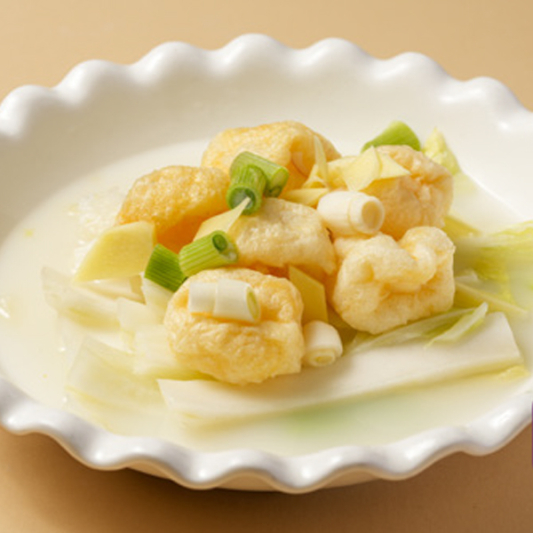Fish Tofu & Baby Napa Cabbage in Savory Broth 濃湯魚腐浸津白（午）