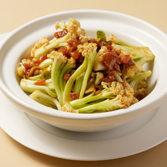 Cauliflower & Preserved Meat Hot Pot 臘味啫啫椰菜花煲