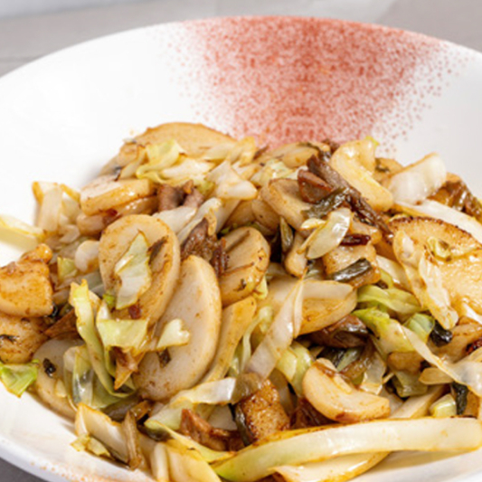 Preserved Vegetables & Shredded Pork Rice Cake 雪菜火鴨絲炆年糕