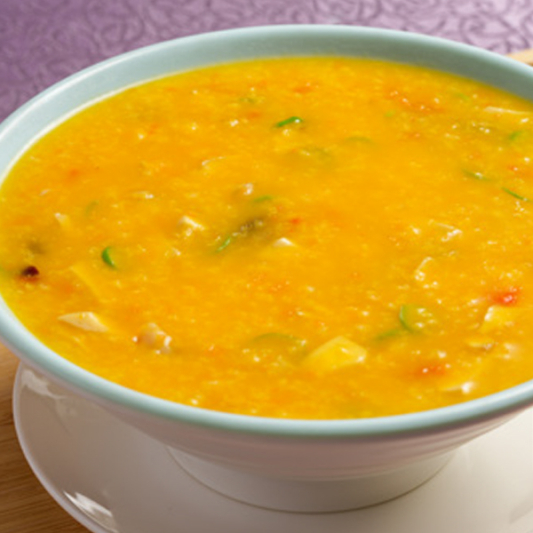 Chinese Lily Vegetables Congee 百合南瓜素菜粥