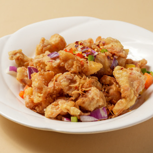 Pan-Fried Chicken Knee in Pepper Salt 椒鹽雞膝