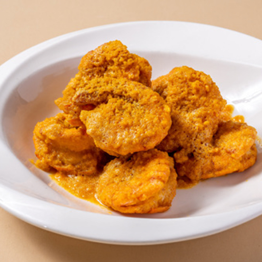 Deep-Fried King Prawns Coated with Salted Egg York 黃金大虎蝦