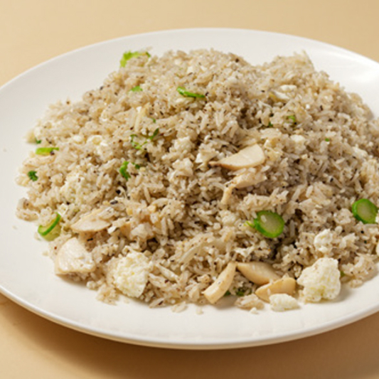 Truffles Ginger & Vegetable Fried Rice 黑松露薑粒素菜片蛋白炒飯