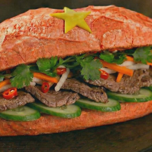 Grilled Beef Banh Mi
