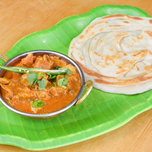 Parotta Chicken Curry Combo