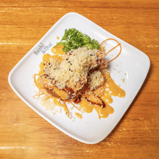 28. Spicy Salmon Pizza (3 pcs)