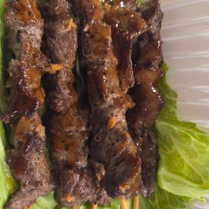 34. Beef Skewers (6 pcs)