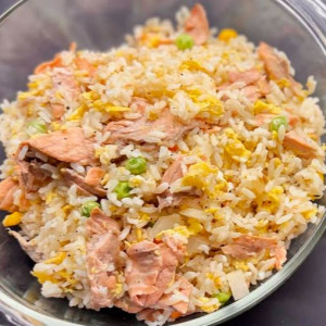 44. Salmon Fried Rice