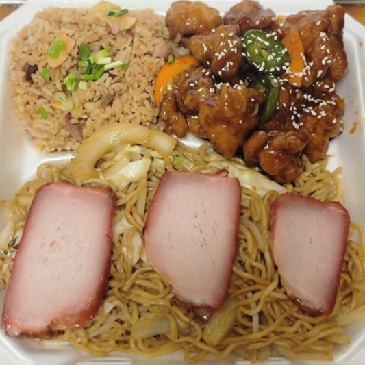 #10. Orange Chicken Combo Plate