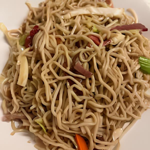 BBQ Pork Chow Mein