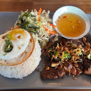 Lemongrass Chicken on Rice