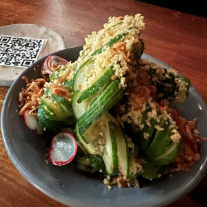 Accordion Cucumber Salad