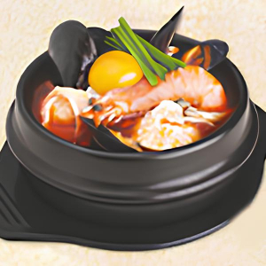 Seafood Soft Tofu Jjigae (S) 해물 순두부찌개 (1인분)