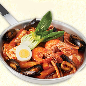 Spicy Seafood Rice Cake Stir-Fry 해물떡찜