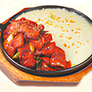Cheese Pork BBQ 치즈 돼지 바베큐
