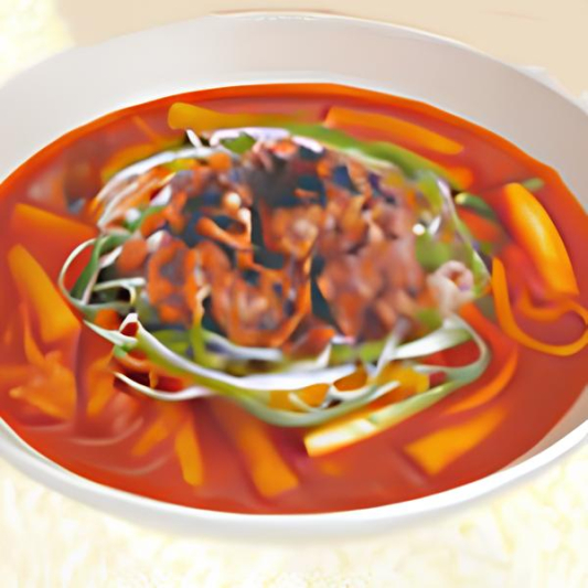Tteokbokki 우삼겹 국물 떡볶이
