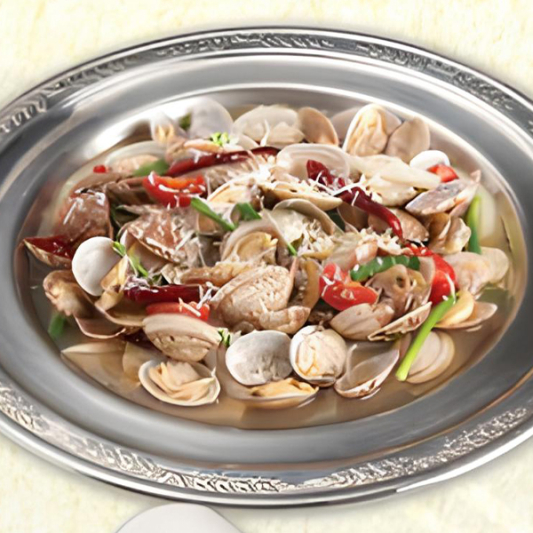 Garlic Butter Clams 바지락술찜