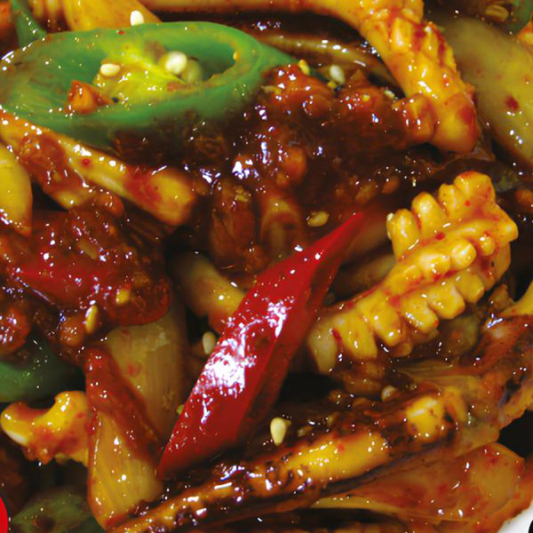 #14 Fried Squid and Vegetables