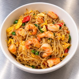 8. Pan-Fried Rice Noodles with Shrimp 虾炒粉