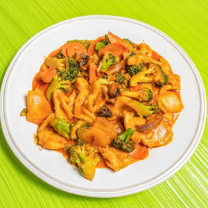 43. Chicken Red Curry