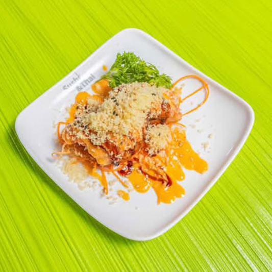 28. Spicy Salmon Pizza (3 pcs)