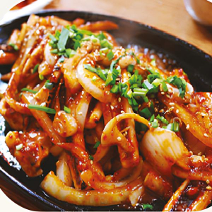6. Spicy Squid Bokum / 오징어 볶음