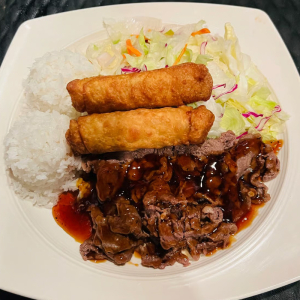 Beef & Egg Roll (2 pcs) Combo