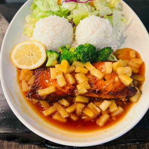 Pineapple Salmon Teriyaki