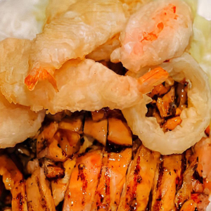 Chicken Teriyaki & Tempura Combo