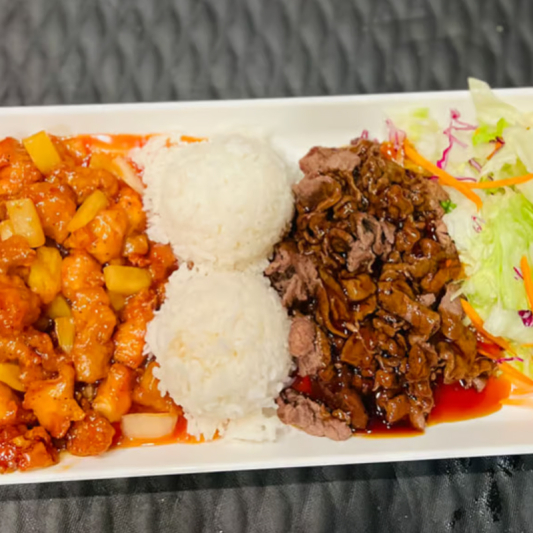 Beef & Sweet & Sour Chicken Combo